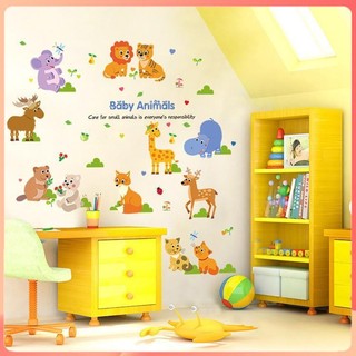 Decal Dán Tường Động Vật, Decal Trang trí Cho Bé Yêu
