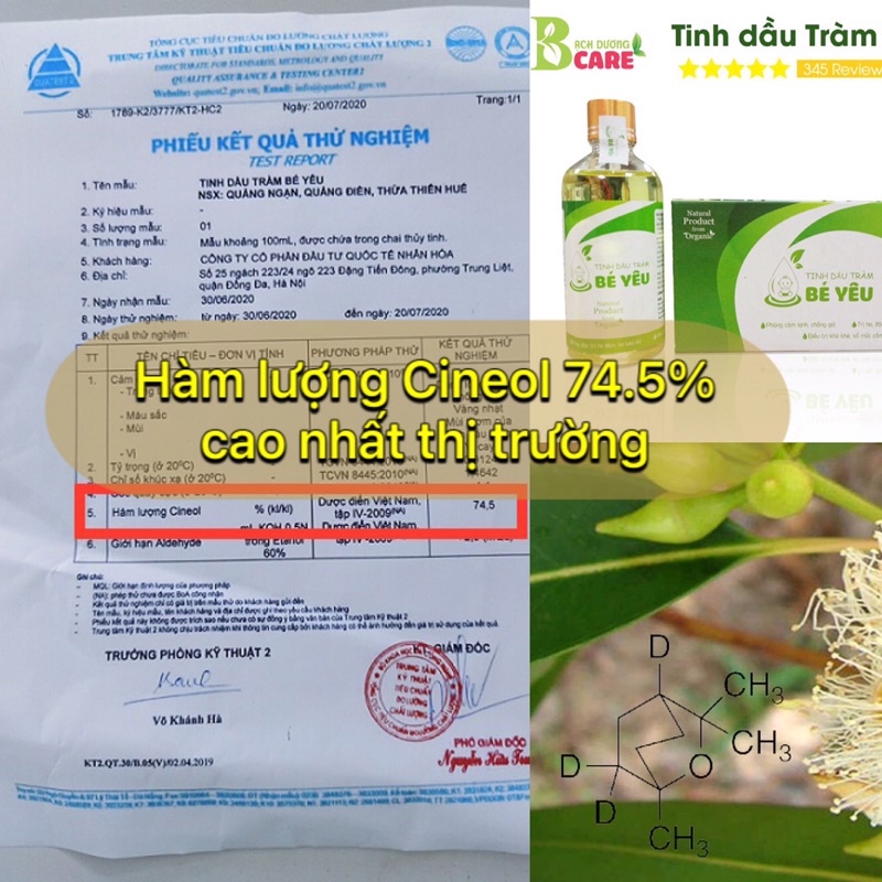 Dầu tràm nguyên chất Dr.Maya Bé Yêu 100ml