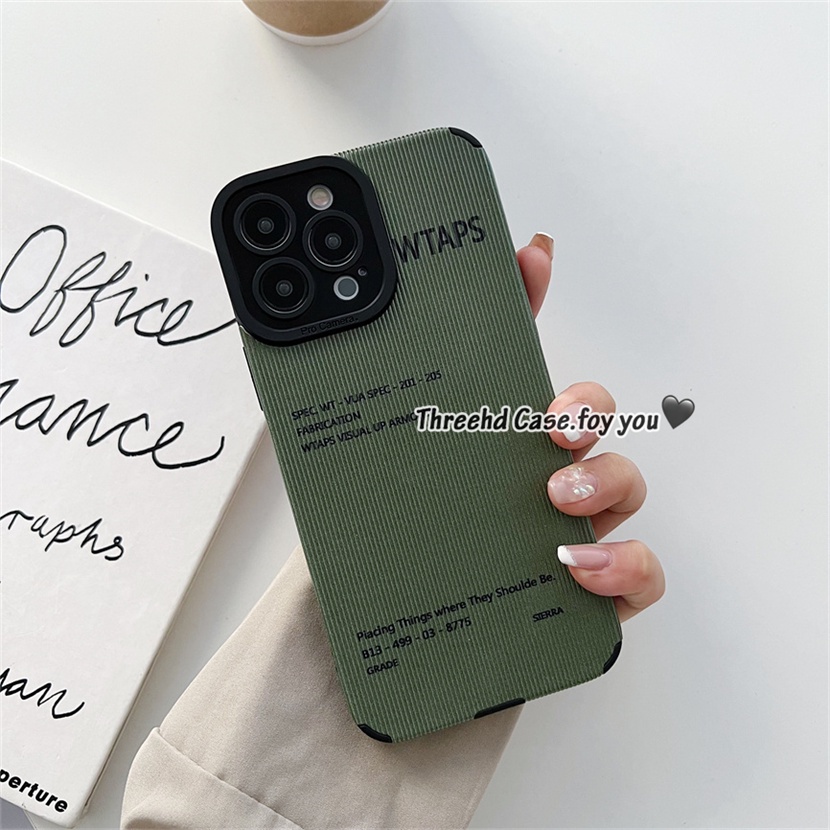 Ốp Điện Thoại Mềm Chống Sốc Họa Tiết Chữ Đơn Giản Cho iPhone 14 13 12 11 Pro Max SE2020 X Xr Xs Max 8 7 Plus