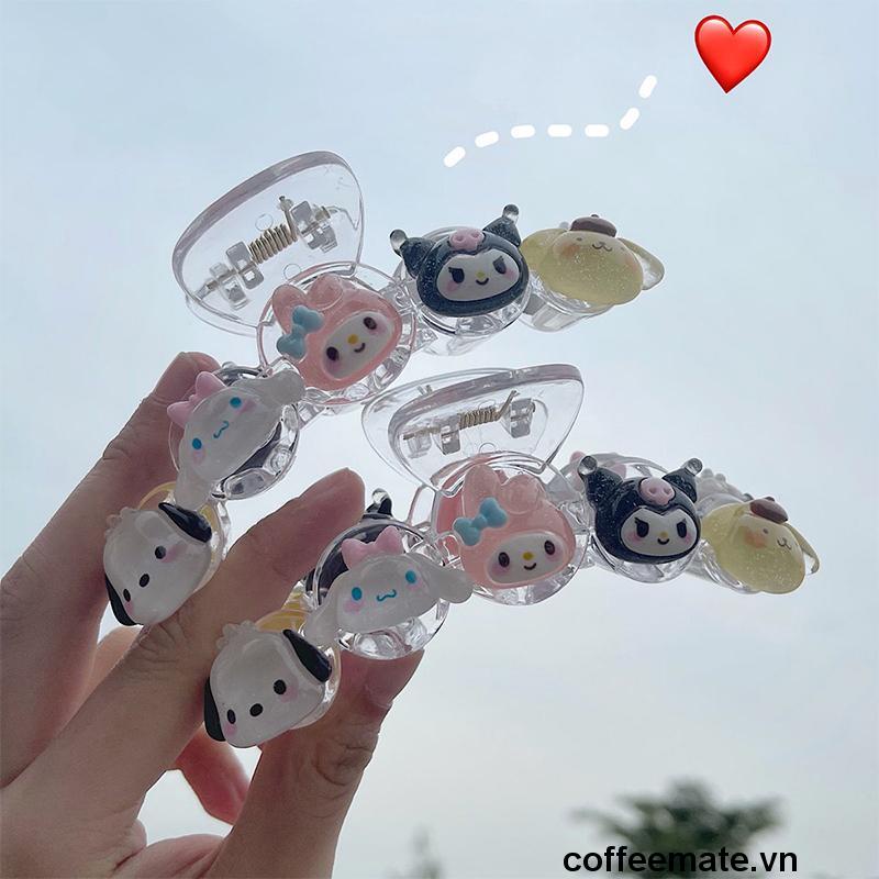 【coffeemate】⚡Kẹp Tóc Hình Hoạt Hình Sanrio  Phong Cách Nhật Bản Xinh Xắn Cho Nữ