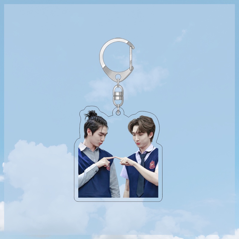 BossNoeul Loveintheair Keychain Acrylic Pendant Birthday Gift High Quality