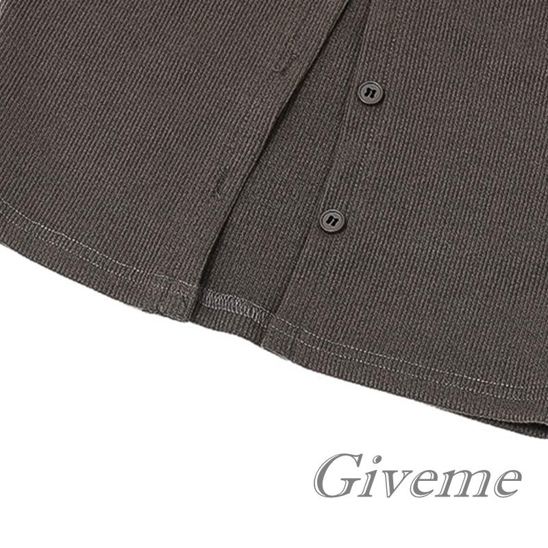 Áo Croptop Dệt Kim Màu Trơn Cài Nút Phía Trước Thời Trang Mùa Hè Cho Nữ