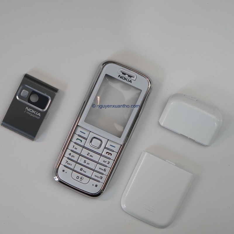 Vỏ zin hãng NOKIA 6233 trắng mới 100%
