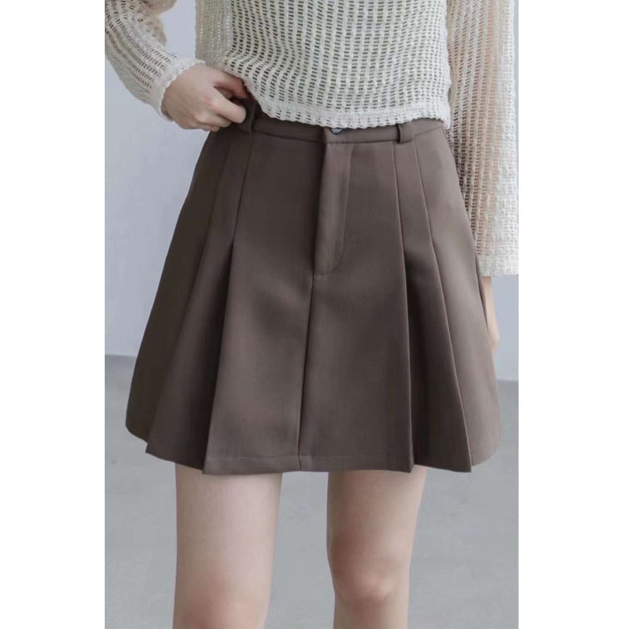 Chân váy 8803 xếp li 2 bên