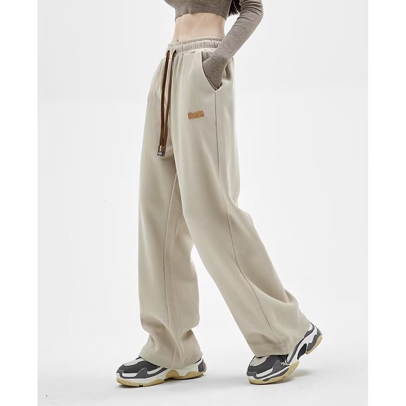 Quần dài Daduhey lưng cao dáng rộng thời trang phong cách Hàn Quốc cho nữ plus size