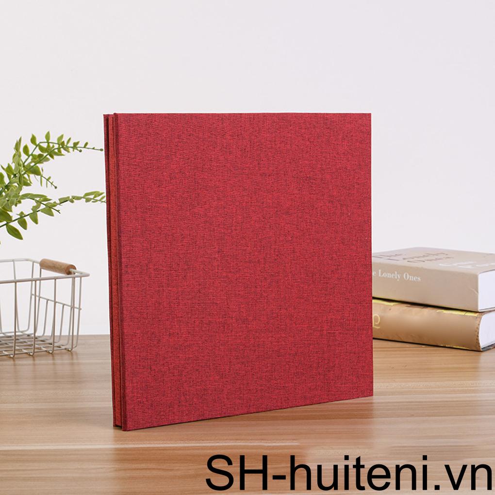 Cuốn Album Ảnh Tự Dính 16 Inch Bằng Vải Lanh Trang Trí Sổ Tay Ghi Chú / Đám Cưới