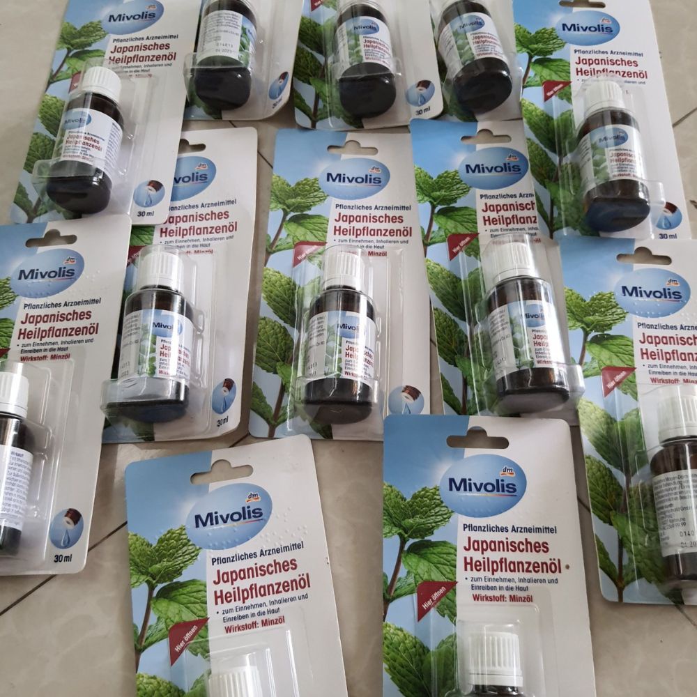 Tinh dầu bạc hà Mivolis 30ml, hàng chuẩn Đức - Shop Lavenic