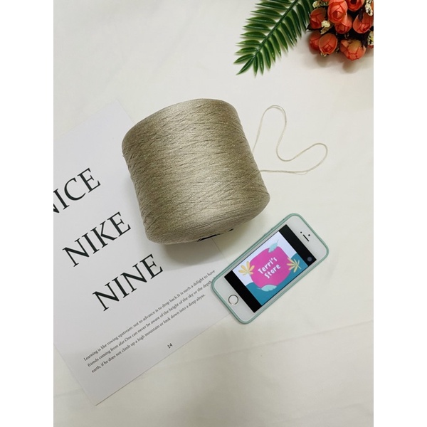 Sợi lụa bạch đàn - Sợi chập 3 & 4 - Sợi bóng, mền, đẹp - Dùng cho đan móc áo, váy bikini, áo dài