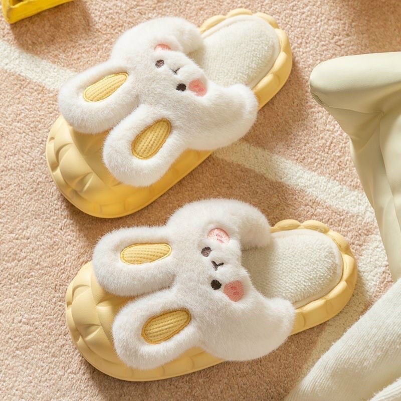 Dép con thỏ bông nhiều màu sắc dễ thương