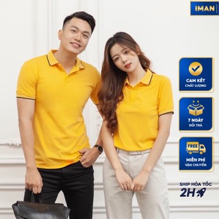 Áo polo nam viền cổ bẻ, áo polo đôi nam nữ vải cotton mềm mịn, bền đẹp thoáng mát