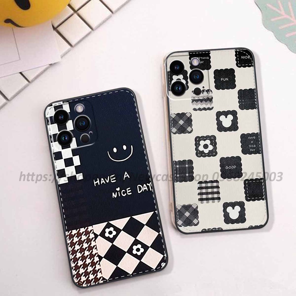 Ốp TPU Viền vuông Iphone 12/ 12Mini/ 12 Pro/ 12 Pro Max in hình họa tiết thời trang Âu Mỹ