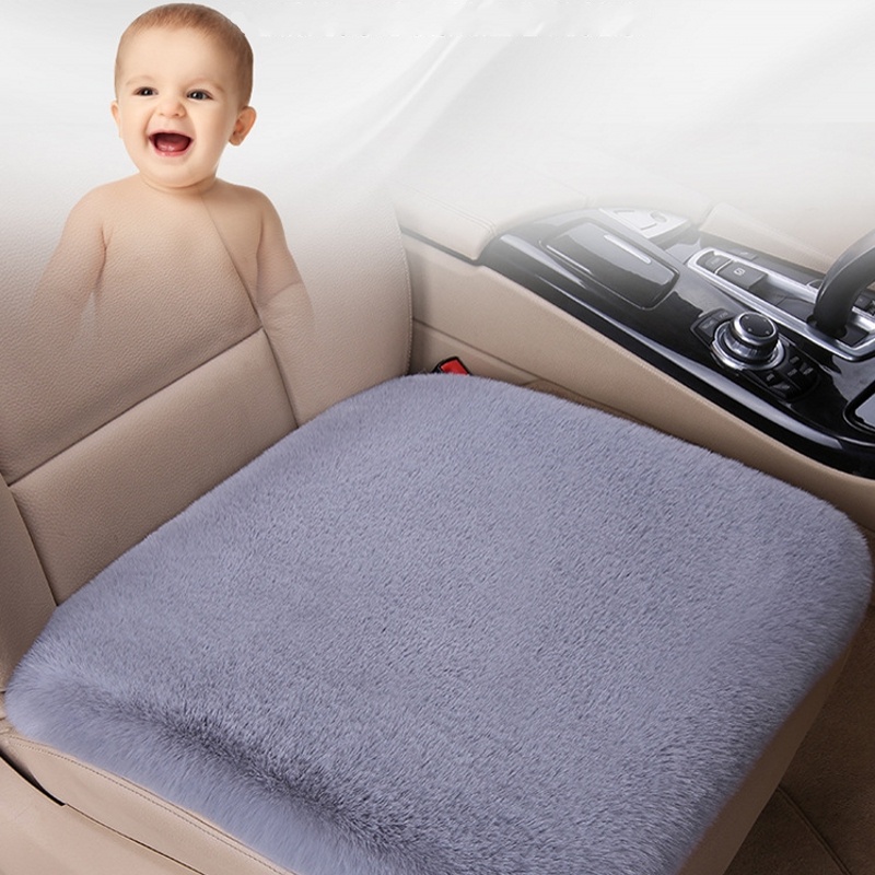 Đệm Lót Ghế Ngồi Xe Hơi Phủ Lông Dày Dặn Mềm Mại Thoải Mái Chống Trượt Tiện Dụng