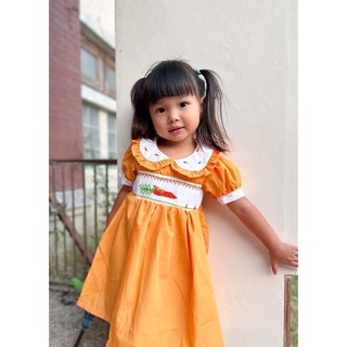 ĐẦM SMOCK THỎ CÀ RỐT