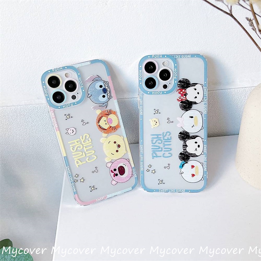 Ốp Điện Thoại Silicon Họa Tiết Hoạt Hình Stedy Dễ Thương Cho Iphone 11 12 13 14 Pro Max X Xr Xs 8 7 6 Plus SE 2020