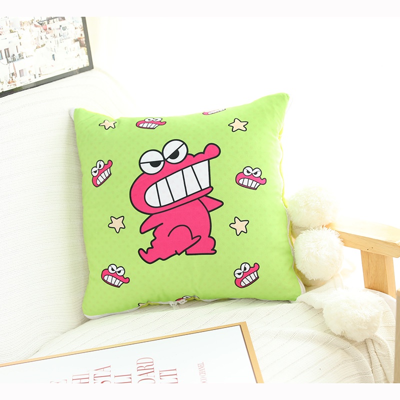 Pehl Chăn Gối Văn Phòng Nhồi Bông Dày Dặn Hình Cậu Bé Bút Chì Shin-chan Cá Tính