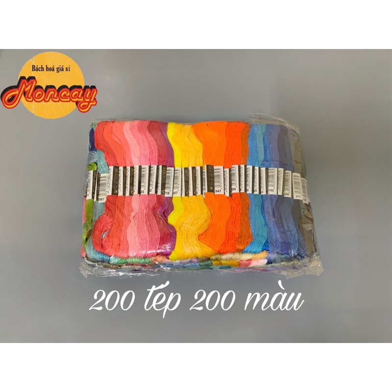 Set 150- 200 -447 tép chỉ thêu DC