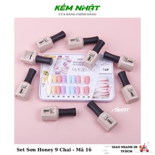 Set sơn gel 9 chai honey girl - mã 01,16