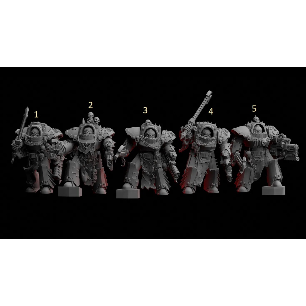 ( MÔ HÌNH IN 3D) CANTANKEROUS TARTARUS DESTROYERS ( SP CHI BAO GỒM 1 THEO STT TỰ CHỌN )