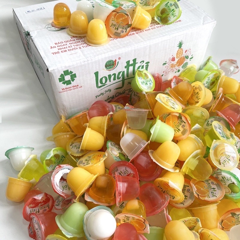 Thạch rau câu Long Hải thùng 5kg mix các vị