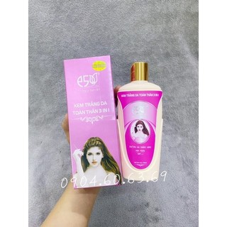Kem trắng da toàn thân 3in1 e5 body 200ml