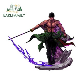  Earlfamily Hình Dán anime one piece graffiti 13Cmx11.1Cm Chống Thấm Nước Trang Trí Xe Hơi laptop Mô Tô graffti 