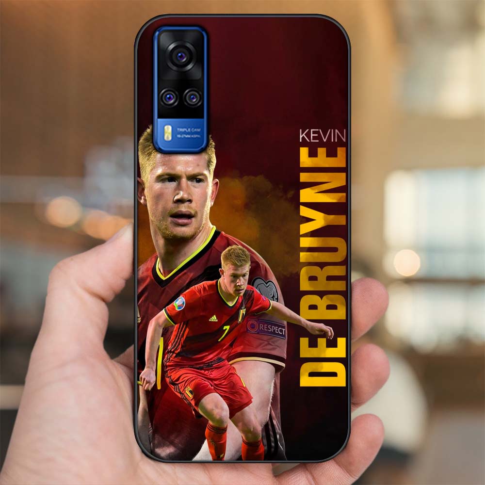 Ốp lưng Vivo Y51S viền đen in hình Kevin De Bruyne Manchester City MC