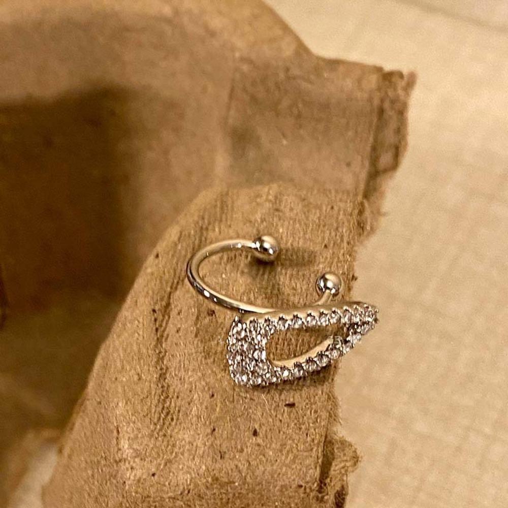 Khuyên Tai Dạng Kẹp WMES15H Thiết Kế Độc Đáo Thanh Lịch Cho Nữ