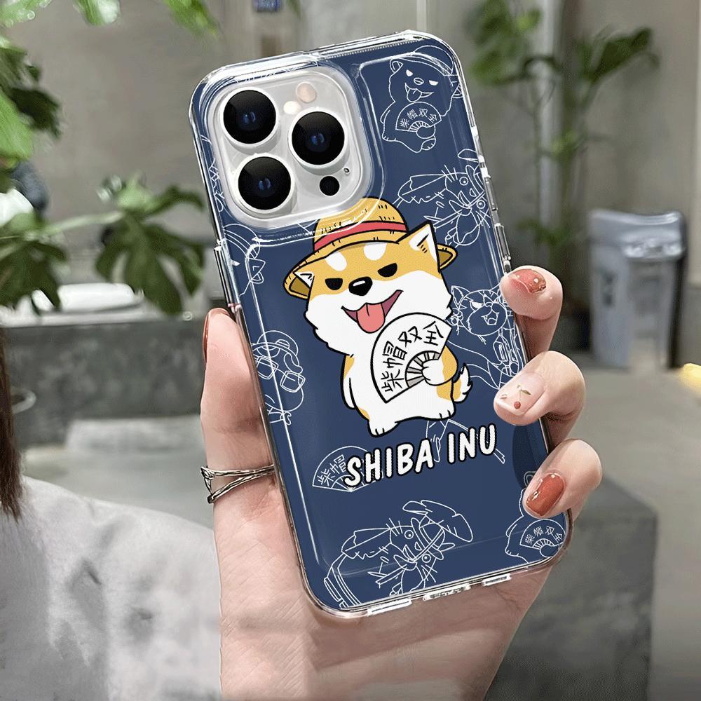Ốp Điện Thoại Tpu Trong Suốt In Hình Chó Kung Fu Thời Trang Cho iphone 14promax 13 12 11 7Plus 7 8 X XR XSMax
