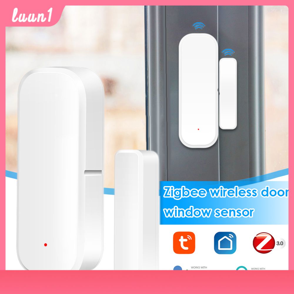 Hàng Có Sẵn Bộ Cảm Biến Tiếp Xúc Cửa Sổ Zigbee Thông Minh Tuya Thiết Bị Phát Hiện Cửa Không Dây Gia Đình Thông Minh Báo Động Từ Xa Mở/Đóng Bằng Ứng Dụng Thanh Toán Khi Nhận Hàng