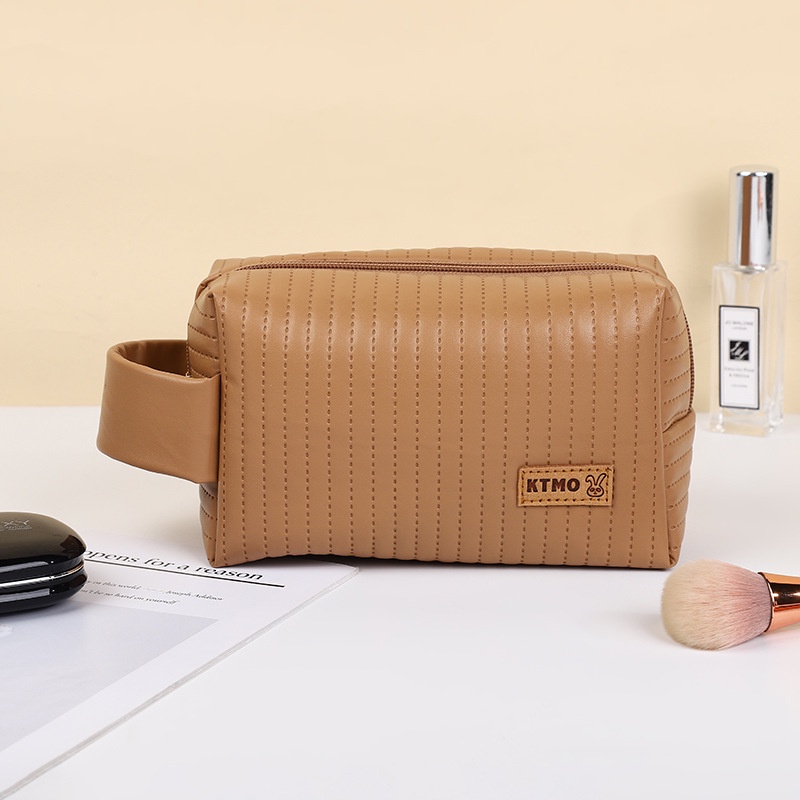 Túi Da PU Đựng Mỹ Phẩm Chống Thấm Nước Tiện Dụng Khi Đi Du Lịch
