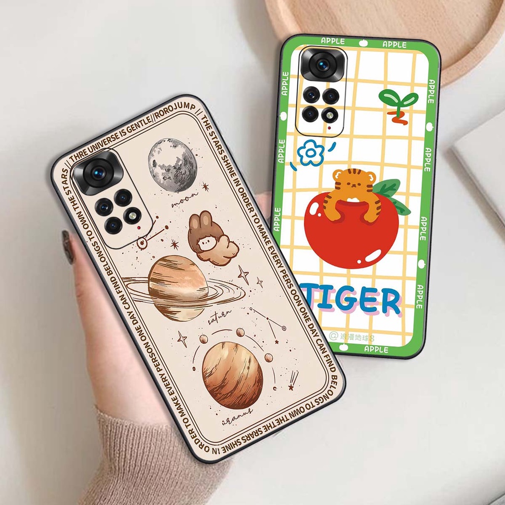 Ốp Xiaomi Redmi Note 11 4G / 5G / Note 11S / Note 11 Pro 5G in hình gấu bear, hoạt hình cute, đáng yêu