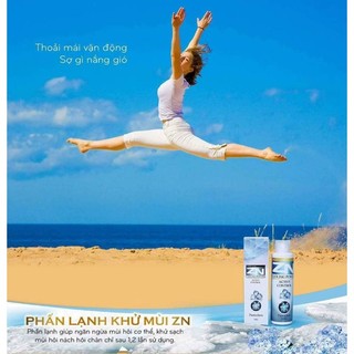 Phấn lạnh khử mùi 24h ZN 100g
