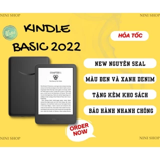 Máy đọc sách Kindle Basic 2022 TẶNG KÈM BAO DA