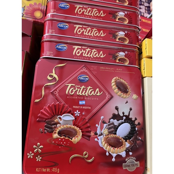 Bánh quy Tortitas hộp thiếc 454g