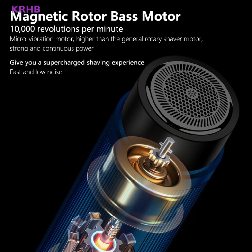 Dao Cạo Râu Điện USB Mini Di Động Tiện Dụng Mới