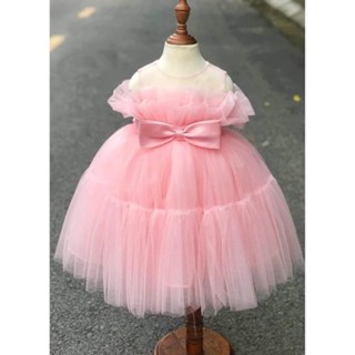 Váy công chúa cho bé gái chân váy 4 lớp kèm nơ cài 7kg đến 17kg