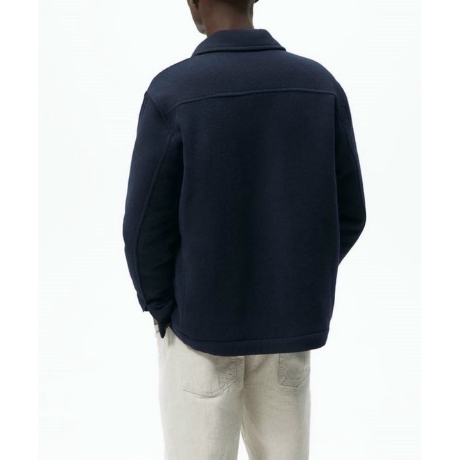 Áo khoác dạ ngắn Zara authentic PADDED size S