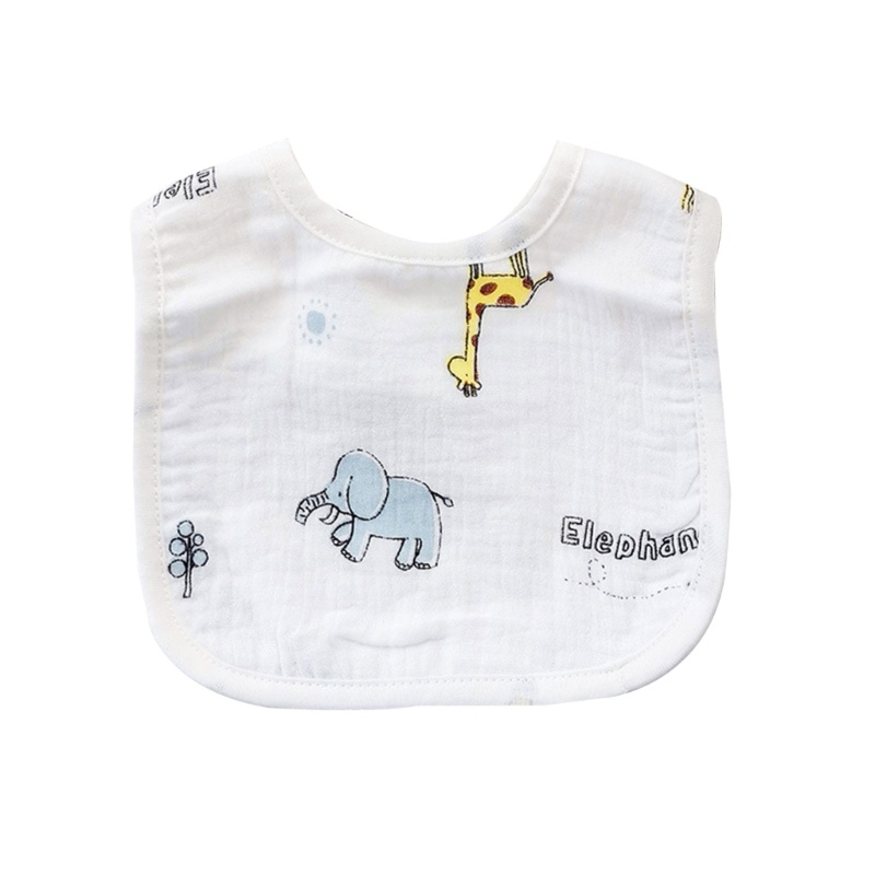 Yếm Ăn Nhẹ In Họa Tiết Hoạt Hình Dễ Thương Cho Bé