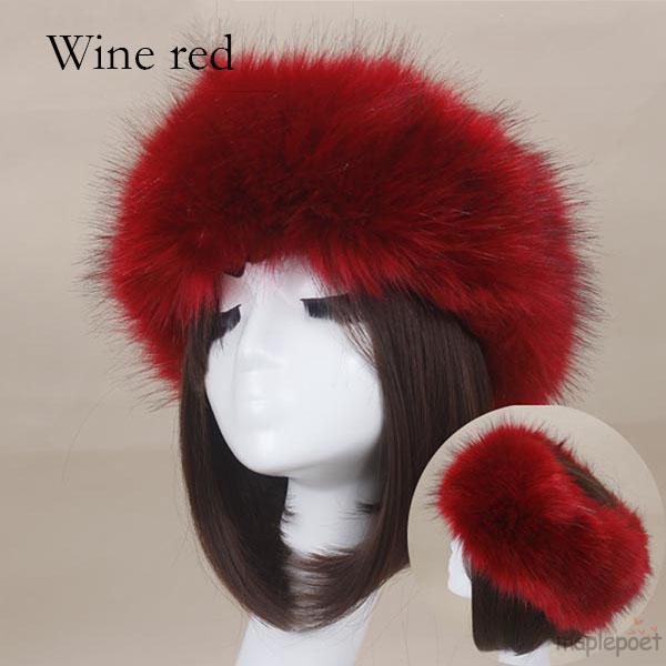 Mũ Lông Cáo Dày Dặn Giữ Ấm Tai Phong Cách Nga Cho Nữ