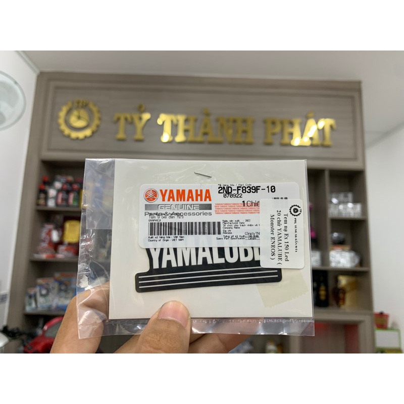 Tem nạ Ex 150 Led 2019 chử YAMALUBE