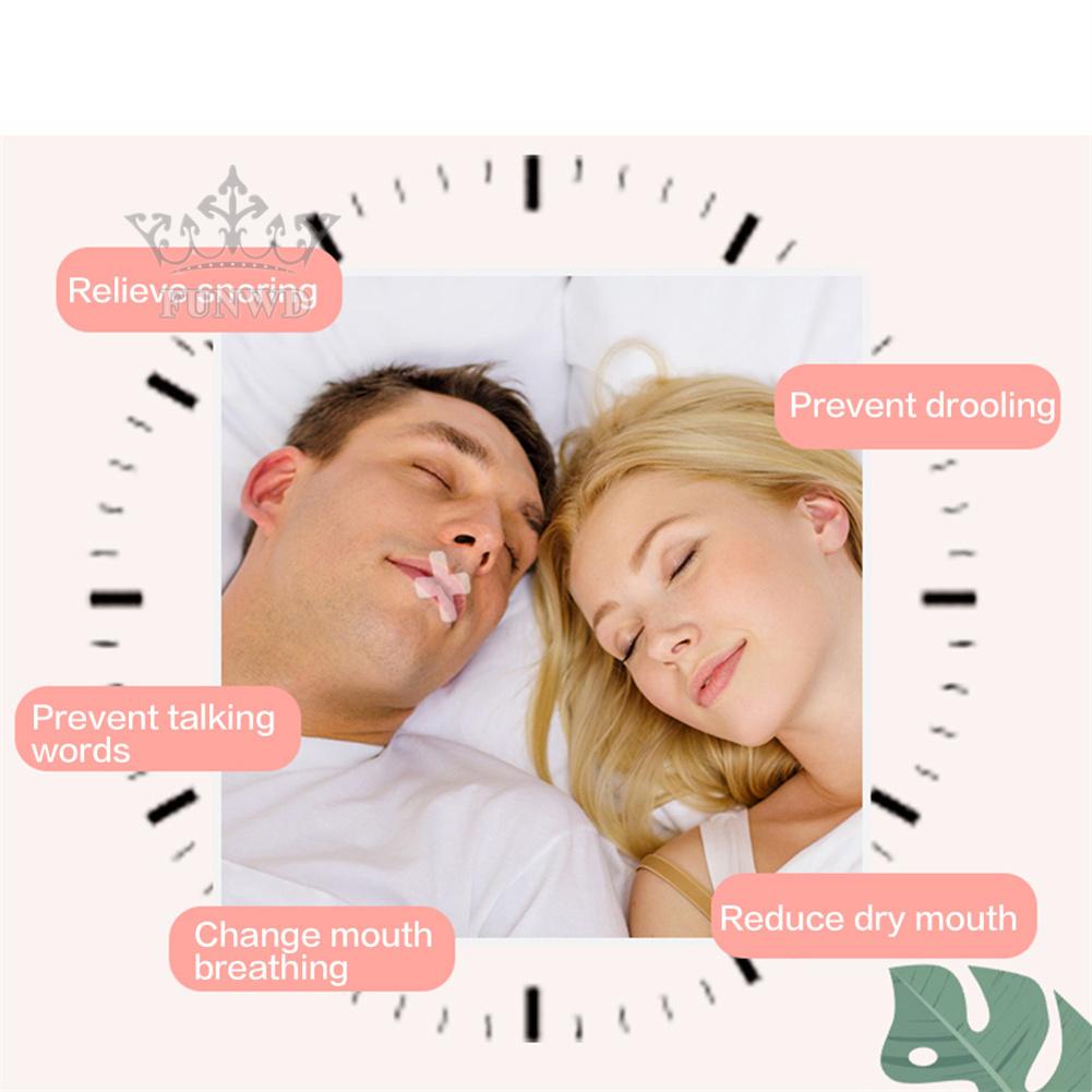 【FUNWD】150Pcs/Set Anti Snoring Solution Mouth Seal Transparent Stickers Health Care New
