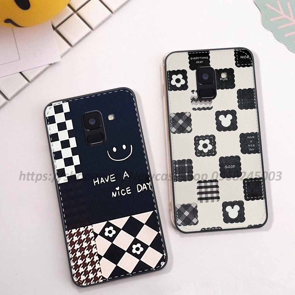 Ốp Samsung A6 2018/ A6 Plus/ A8 2018/ A8 Plus/ J8 in hình họa tiết thời trang Âu Mỹ
