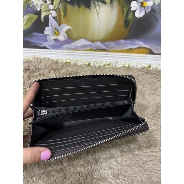 Ví nâu da mộc size 19