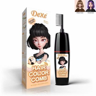 Lược Chải Nhuộm Tóc Đen Tại Nhà Thảo Dược Thông Minh DeXe 200Ml Nhập Khẩu Anh