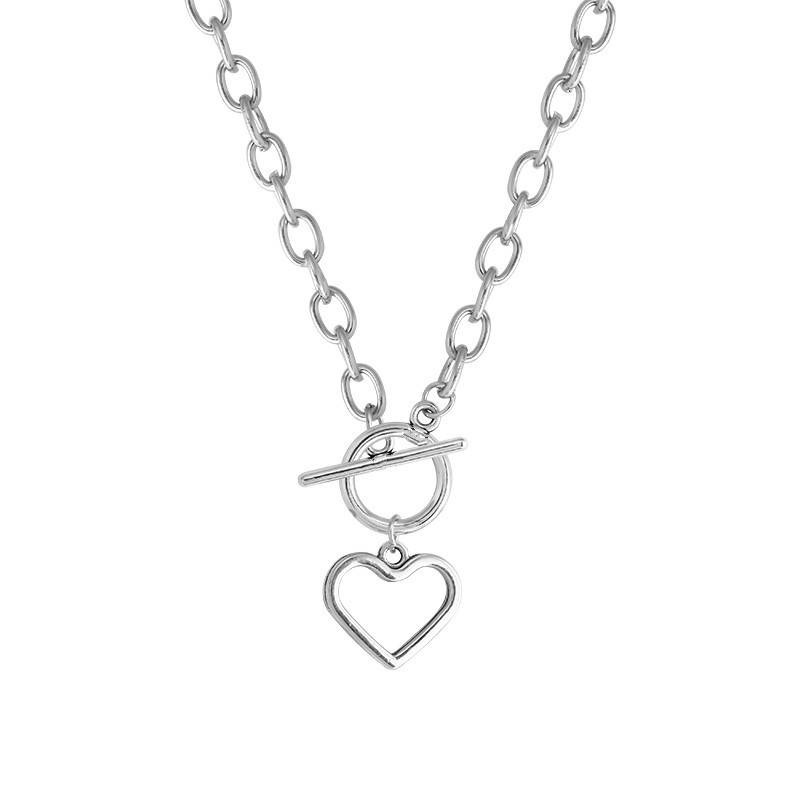 Vòng cổ Hình Trái Tim Phong Cách Hip Hop Thời Trang Cho Nữ