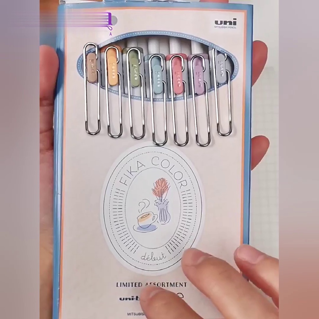 Bút Bi Uni Bi 7 Màu Ngòi 0.38mm 0.5mm Nhập Khẩu Từ Nhật Bản