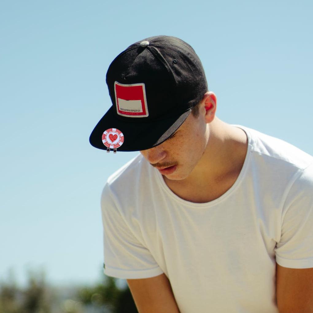 Kẹp Đánh Dấu Bóng Golf Hình Trái Tim / Thoi Có Thể Tháo Rời Tinh Tế Sáng Tạo Cho Nam Và Nữ