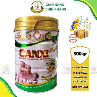 Sữa Bột SureCare Canxi Gold 900g - Bổ sung canxi tối ưu, tốt cho tim mạch - Sure Care