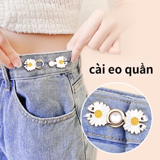 Nút Kim Loại Vô Hình Điều Chỉnh Được Cài Quần Jean Có Thể Tháo Rời Phù Hợp