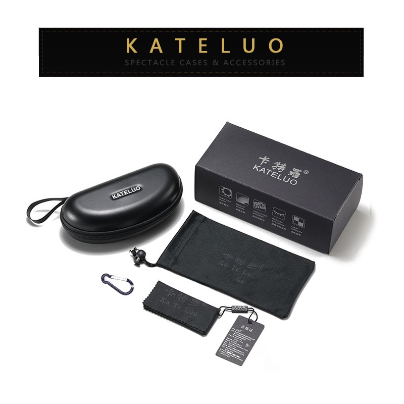 Kính mát KATELUO 8517 chống tia UV400 phân cực phong cách cổ điển thời trang unisex